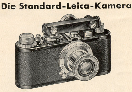 Gebrauchsanleitung "Leica Kamera" von 1938